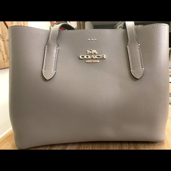 Coach Purse grey NEW - Picture 1 of 6